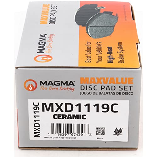 MAGMA MaxValue MXD1119C Ceramic Brake Pads, Front
