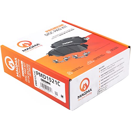 MAGMA Premium PMD1521C Ceramic Brake Pads, Front