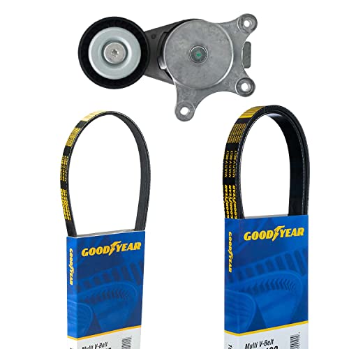 Goodyear 3227 Serpentine Belt Drive Component Kit, Gray