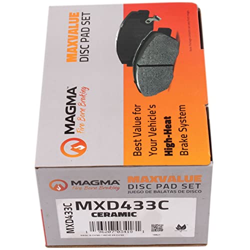 MAGMA MaxValue MXD433C Ceramic Brake Pads, Front