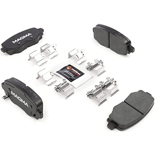 MAGMA Premium PMD1809C Ceramic Brake Pads, Rear