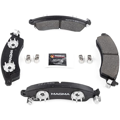 MAGMA Premium PMD412M Semi-Metallic Brake Pads, Front
