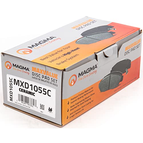 MAGMA MaxValue MXD1055C Ceramic Brake Pads, Rear
