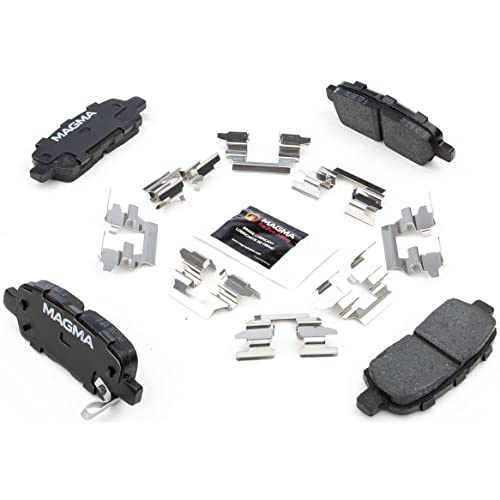 MAGMA Premium PMD1288C Ceramic Brake Pads, Rear
