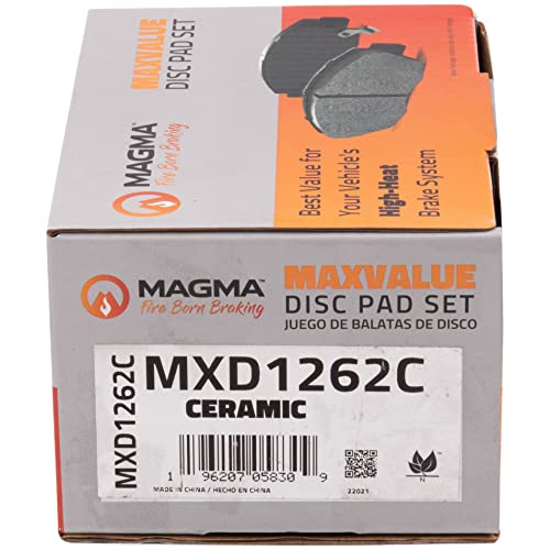 MAGMA MaxValue MXD1262C Ceramic Brake Pads, Rear
