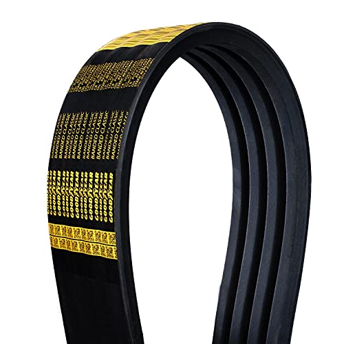 Goodyear 11/B139 Classic Wrapped Banded Industrial V-Belt, B Profile, 11 Ribs, 141.73" Length