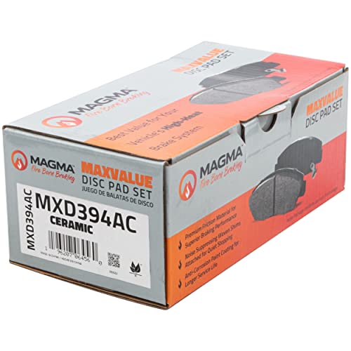 MAGMA MaxValue MXD394AC Ceramic Brake Pads, Front
