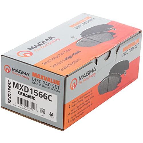 MAGMA MaxValue MXD1566C Ceramic Brake Pads, Front