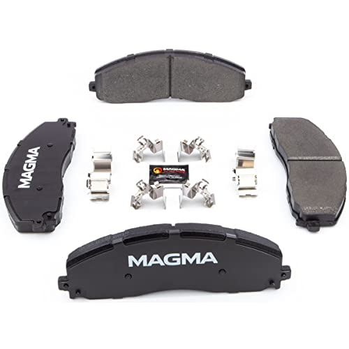 MAGMA Premium PMD1680M Semi-Metallic Brake Pads, Front