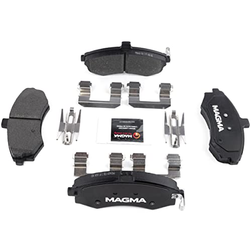 MAGMA Premium PMD941M Semi-Metallic Brake Pads, Front