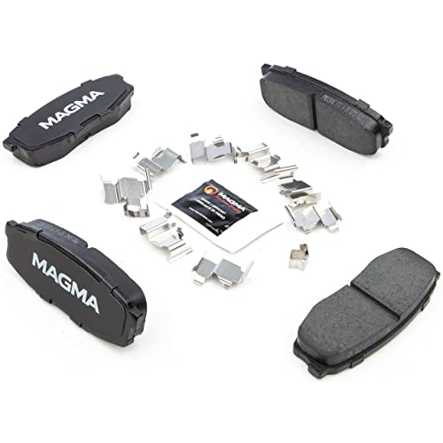 MAGMA Premium PMD1304C Ceramic Brake Pads, Rear