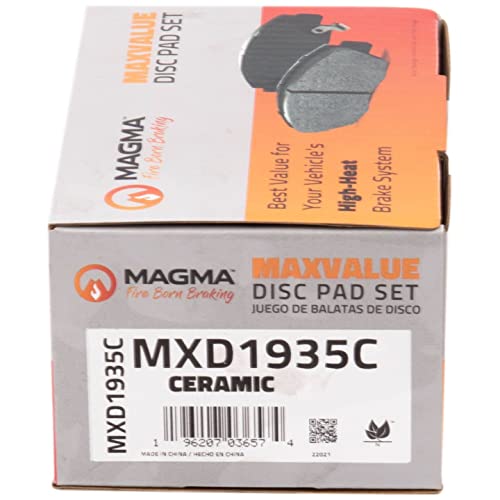 MAGMA MaxValue MXD1935C Ceramic Brake Pads, Front
