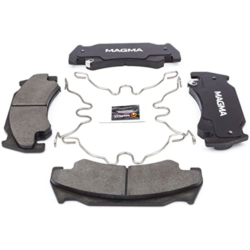 MAGMA Premium PMD1085M Semi-Metallic Brake Pads, Front