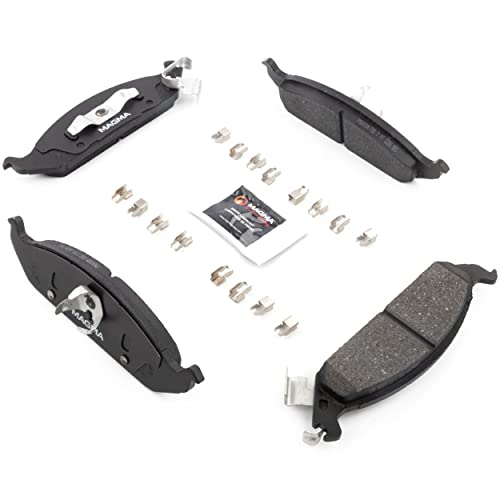 MAGMA Premium PMD650M Semi-Metallic Brake Pads, Front