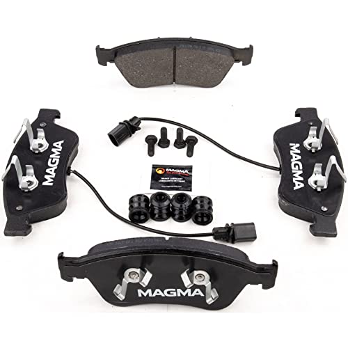 MAGMA Premium PMD1024M Semi-Metallic Brake Pads, Front