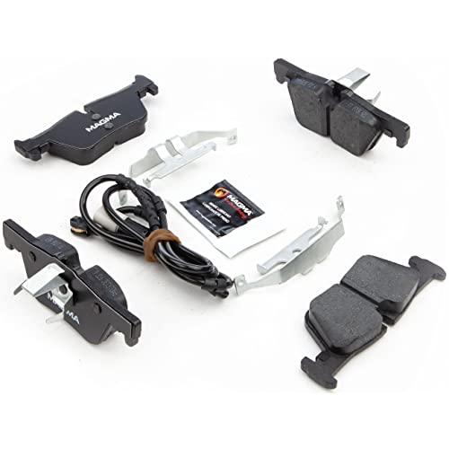 MAGMA Premium PMD1613C Ceramic Brake Pads, Rear