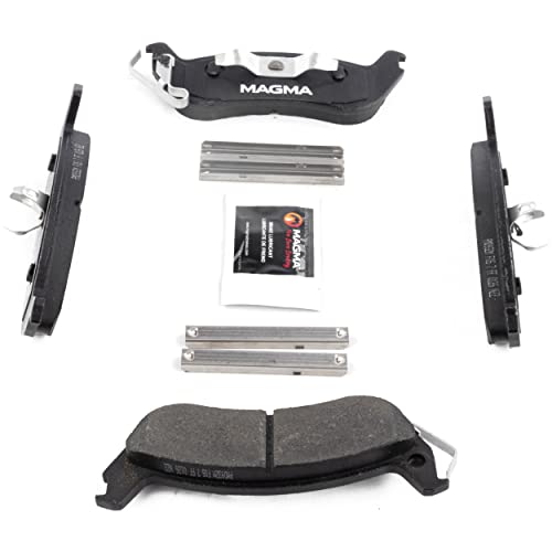 MAGMA Premium PMD932M Semi-Metallic Brake Pads, Rear