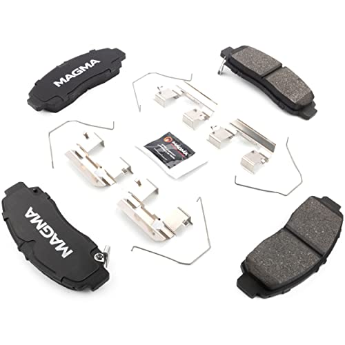 MAGMA Premium PMD1506M Semi-Metallic Brake Pads, Front