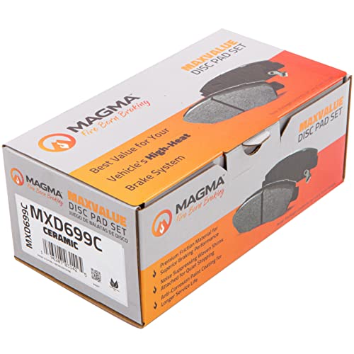 MAGMA MaxValue MXD699C Ceramic Brake Pads, Front