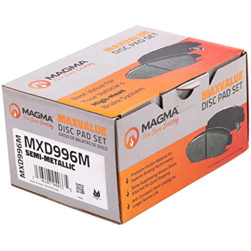 MAGMA MaxValue Semi-Metallic Brake Pads MXD996M