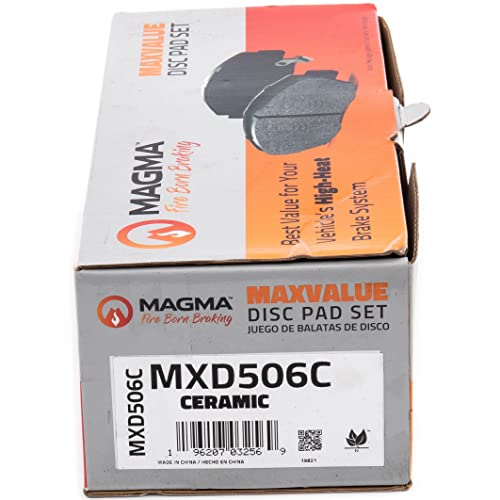 MAGMA MaxValue MXD506C Ceramic Brake Pads, Front