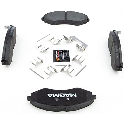 MAGMA Premium PMD1035C Ceramic Brake Pads, Front