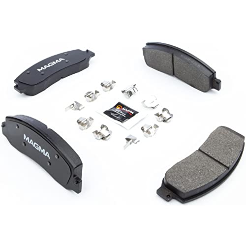 MAGMA Premium PMD1069M Semi-Metallic Brake Pads, Front