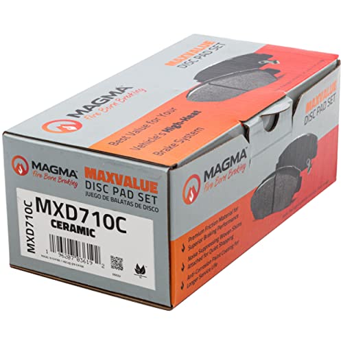 MAGMA MaxValue MXD710C Ceramic Brake Pads, Front