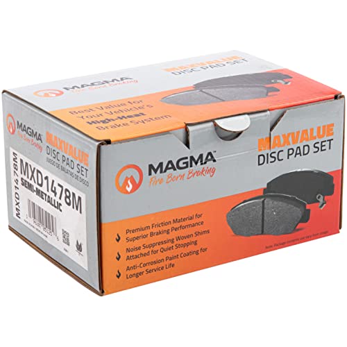 MAGMA MaxValue Semi-Metallic Brake Pads MXD1478M