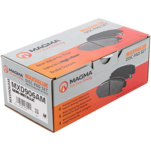 MAGMA MaxValue MXD906AM Semi-Metallic Brake Pads, Front