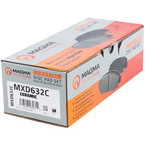 MAGMA MaxValue MXD632C Ceramic Brake Pads, Front