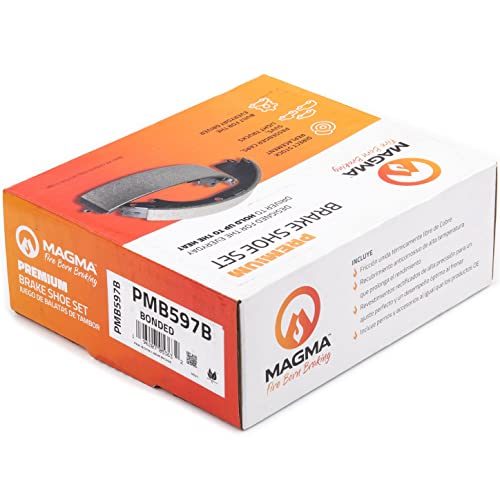 MAGMA Premium PMB597B Bonded Shoes, Rear