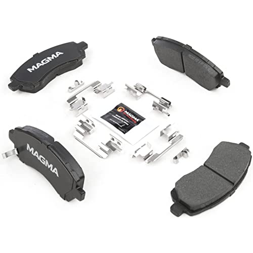 MAGMA Premium PMD722C Ceramic Brake Pads, Front