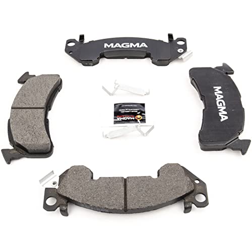 MAGMA Premium PMD153M Semi-Metallic Brake Pads, Front