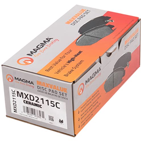 MAGMA MaxValue MXD2115C Ceramic Brake Pads, Front