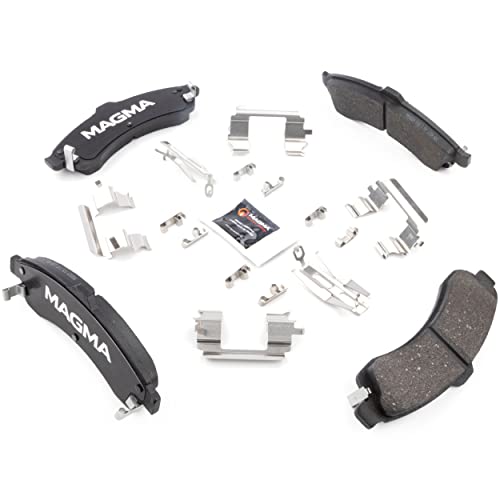 MAGMA Premium PMD882M Semi-Metallic Brake Pads, Front