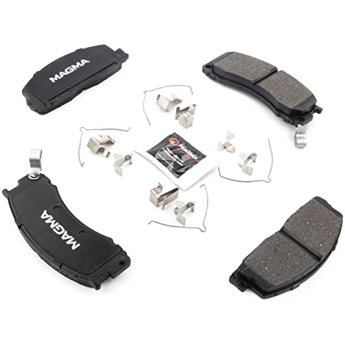MAGMA Premium PMD500M Semi-Metallic Brake Pads, Front