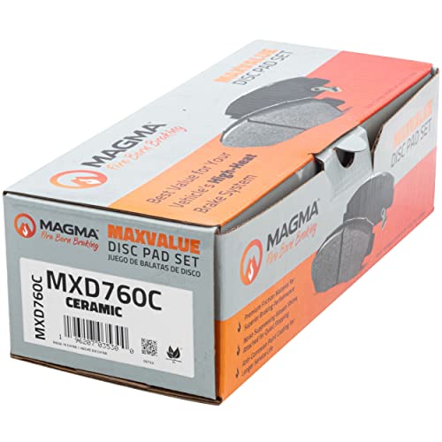 MAGMA MaxValue MXD760C Ceramic Brake Pads, Front