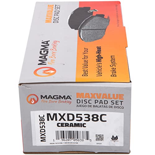 MAGMA MaxValue MXD538C Ceramic Brake Pads, Rear