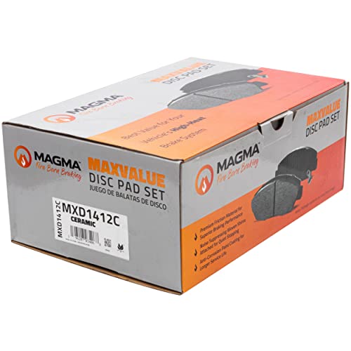 MAGMA MaxValue MXD1412C Ceramic Brake Pads, Front