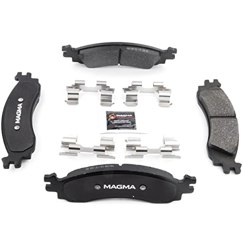 MAGMA Premium PMD1158M Semi-Metallic Brake Pads, Front
