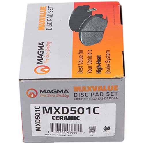 MAGMA MaxValue MXD501C Ceramic Brake Pads, Rear