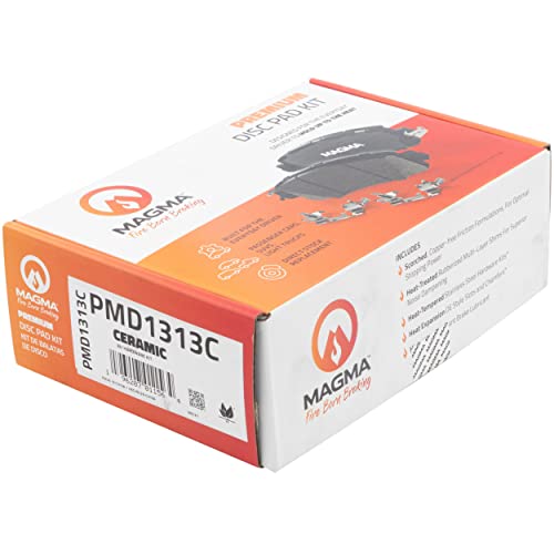 MAGMA Premium PMD1313C Ceramic Brake Pads, Rear