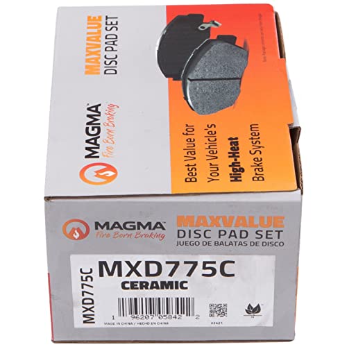 MAGMA MaxValue MXD775C Ceramic Brake Pads, Rear