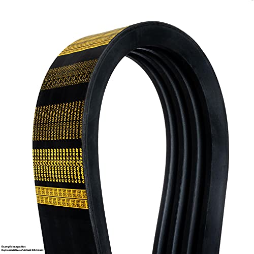 Goodyear 2/3V1320 Narrow Wrapped Banded Industrial V-Belt, 3V Profile, 2 Ribs, 132" Length