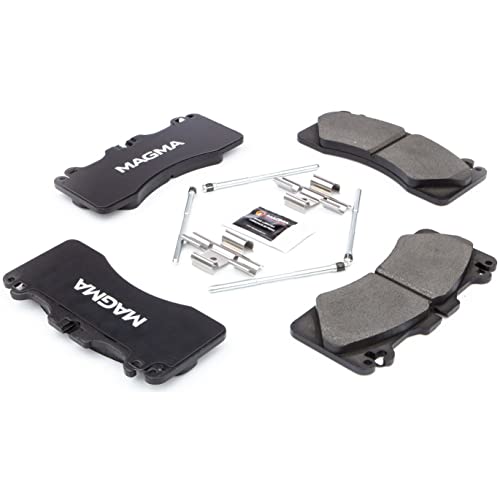 MAGMA Premium PMD1440M Semi-Metallic Brake Pads, Front