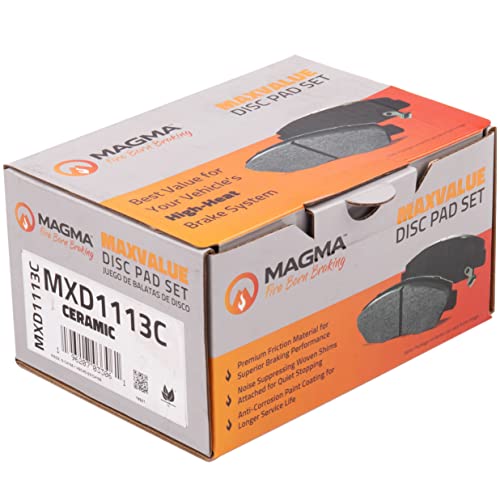 MAGMA MaxValue MXD1113C Ceramic Brake Pads, Rear