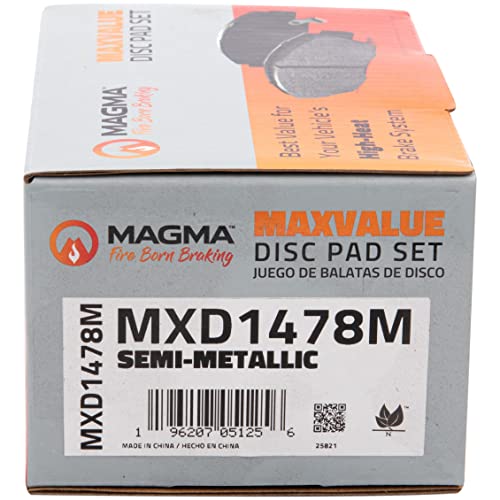 MAGMA MaxValue Semi-Metallic Brake Pads MXD1478M