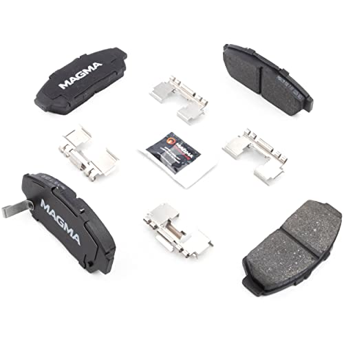 MAGMA Premium PMD617M Semi-Metallic Brake Pads, Front