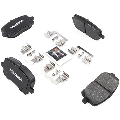 MAGMA Premium PMD923M Semi-Metallic Brake Pads, Front